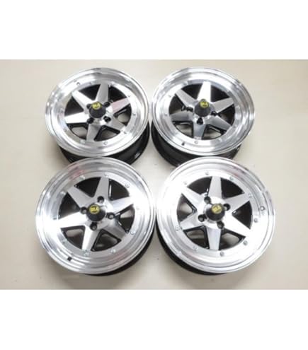 ロンシャンXR4タイプ15インチホイールセット ロンシャン XR-4 15インチ 6.0J 4H100 +38 ブラックポリッシュ